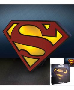 LÁMPARA SUPERMAN LOGO DC CÓMICS